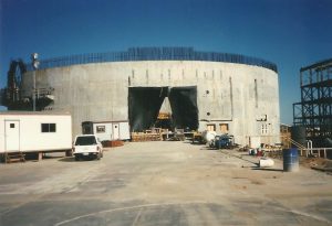 The entranceway to the A-Tank at the end of filming.