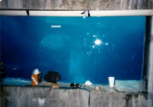The observation window into A-Tank.