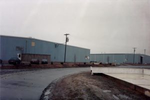 The warehouses at Owensby Studios. The Editing room warehouse on the left.