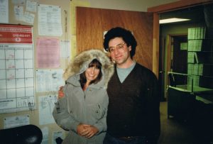 Gale and Jole in Chris' room at Owensby during the late fall